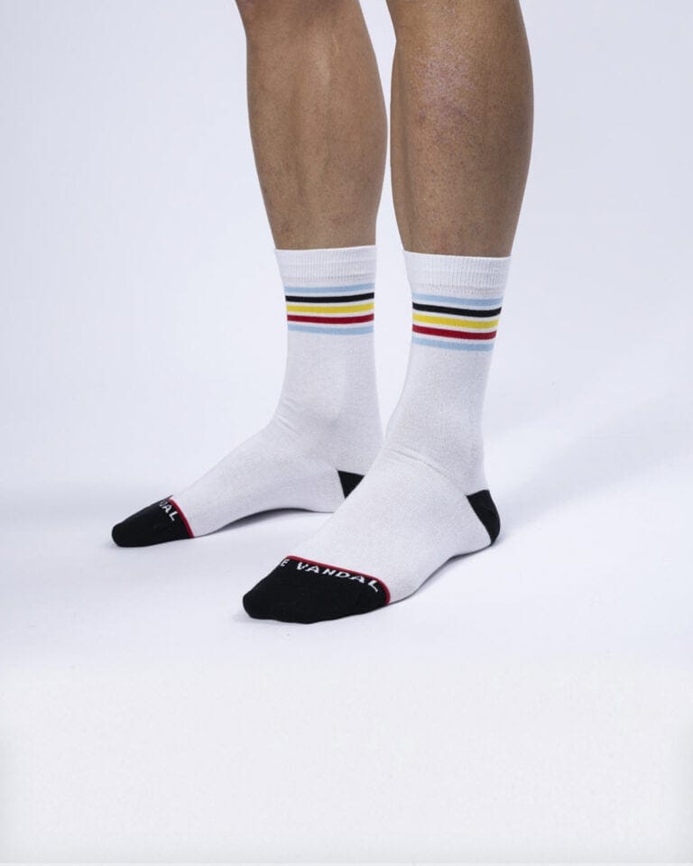Belgian Cycling Casual Sokken Wit