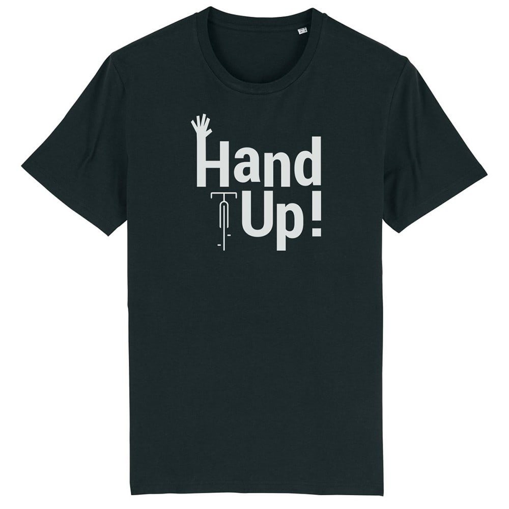 Hand Up Front Black